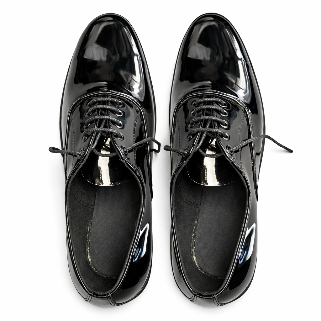 Mens Black Patent Leather Dress Shoe