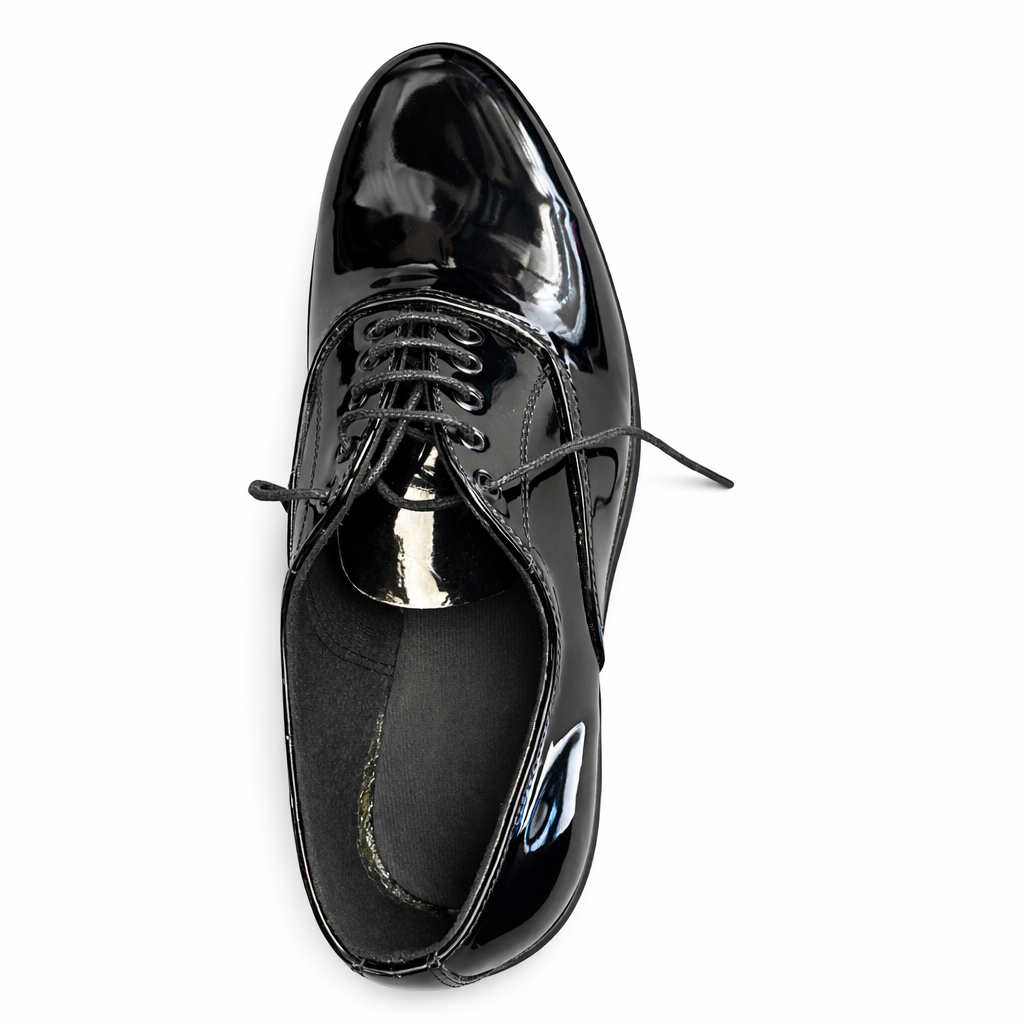 Mens Black Patent Leather Dress Shoe