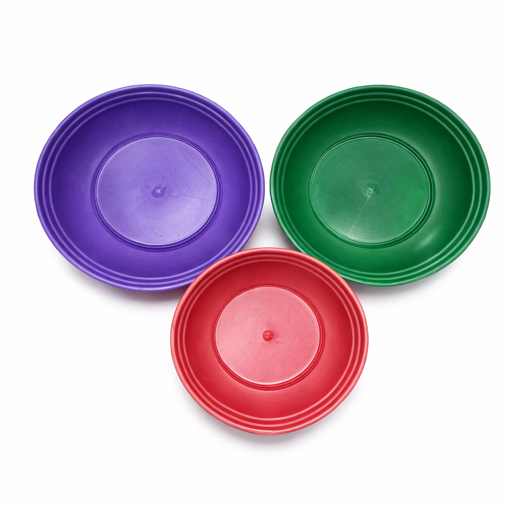 Multicolor Reusable Plastic Bowls Set