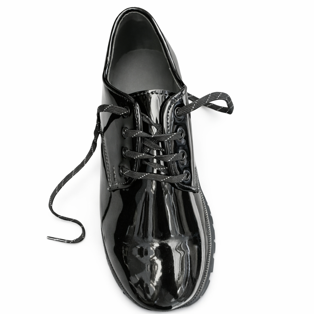 Midnight Gloss Patent Derby Shoe