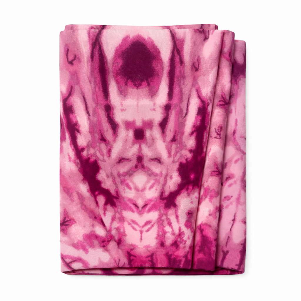 Pink Abstract Pattern vintage Fabric