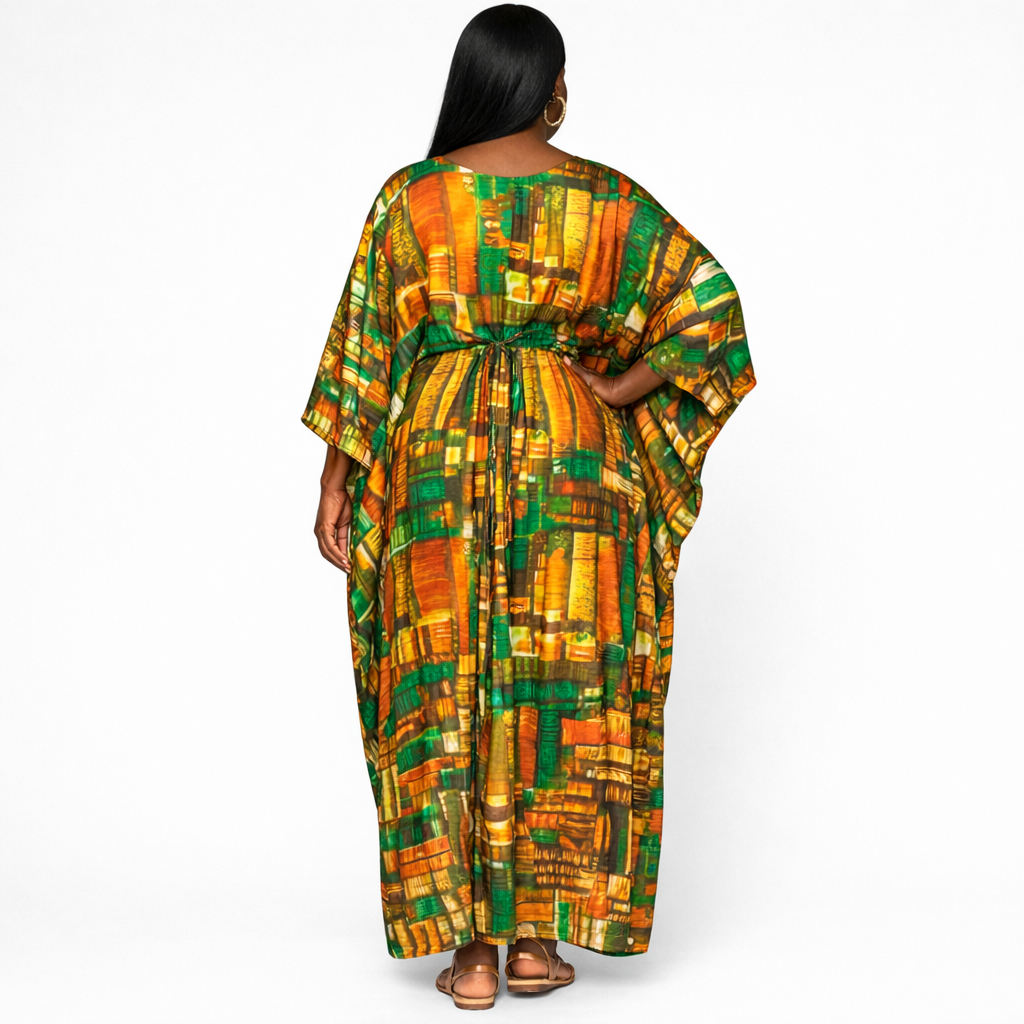 Royal Heritage Ankara Kaftan Gown