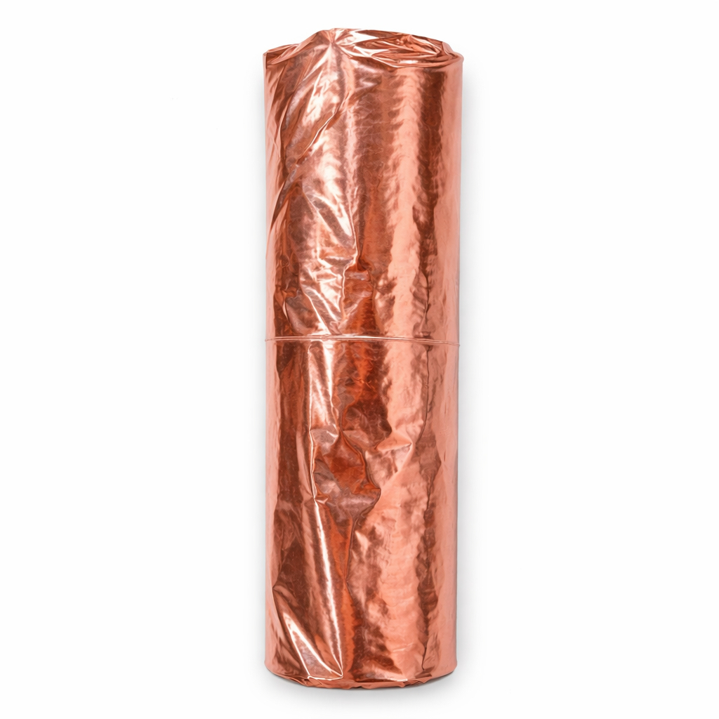 Rose Gold Mirror Patent Leather Material