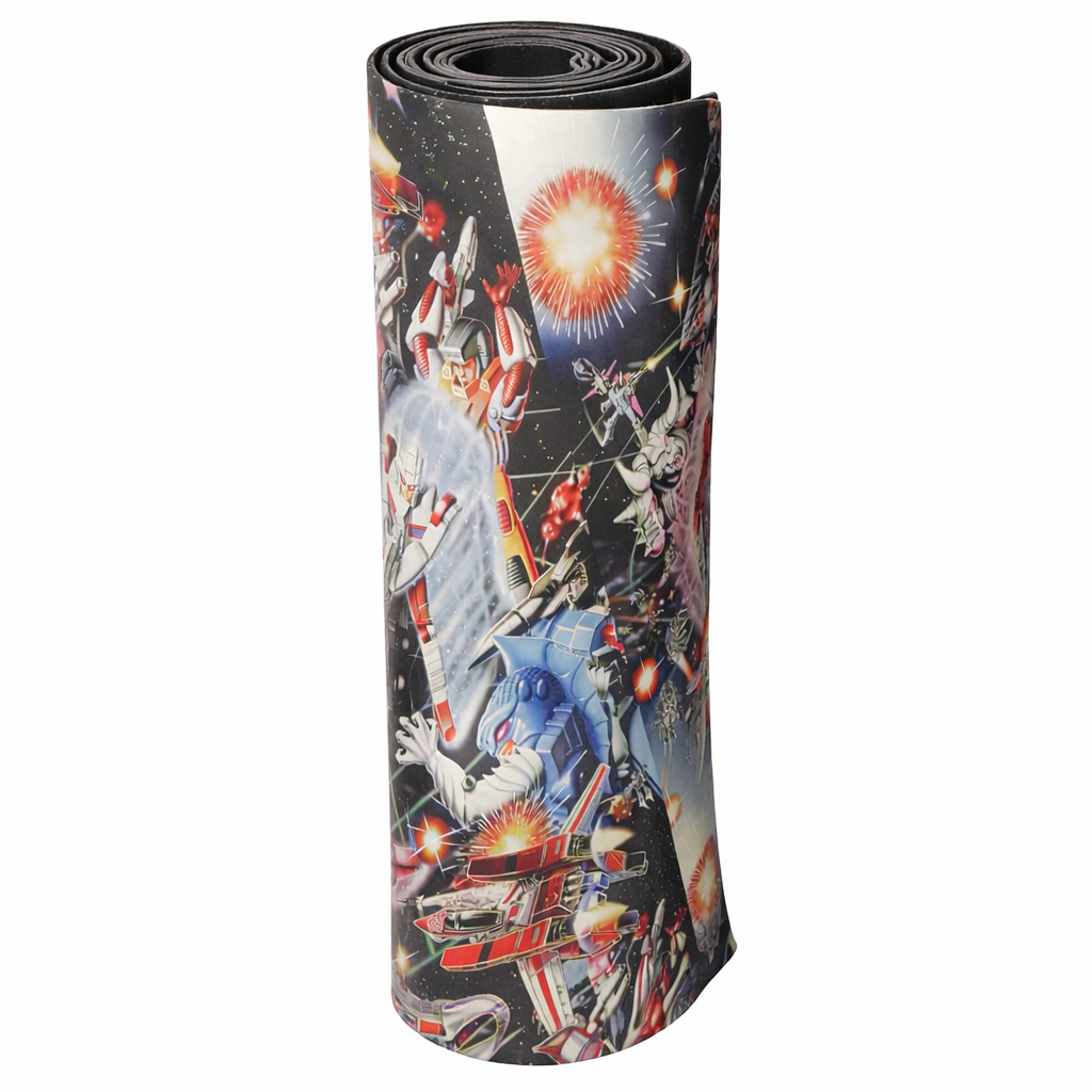 Galactic Mecha Battle Printed Leather