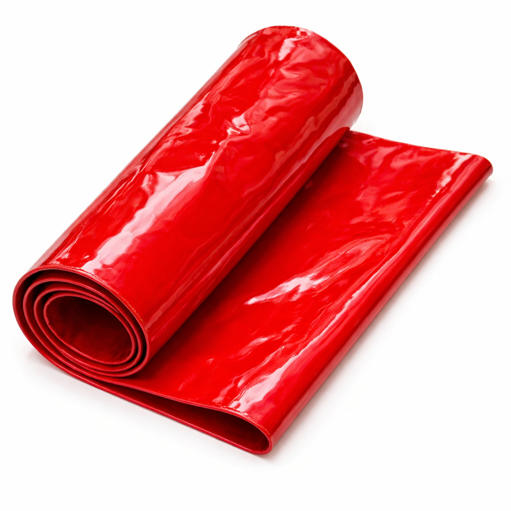 Ruby Gloss Patent Leather Material