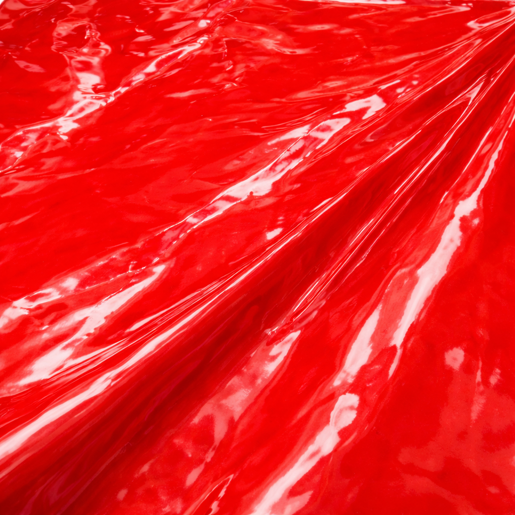 Ruby Gloss Patent Leather Material