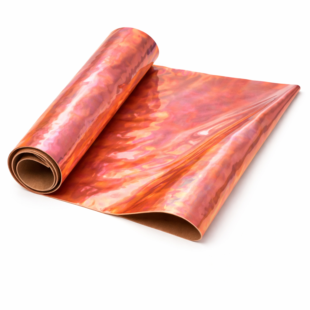 Aurora Iridescent Patent Leather Material