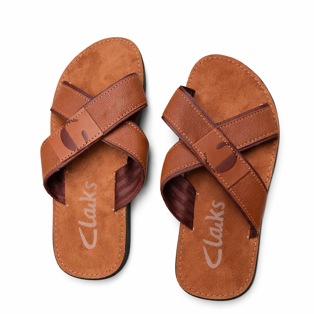 Men Tan Leather Style Palms