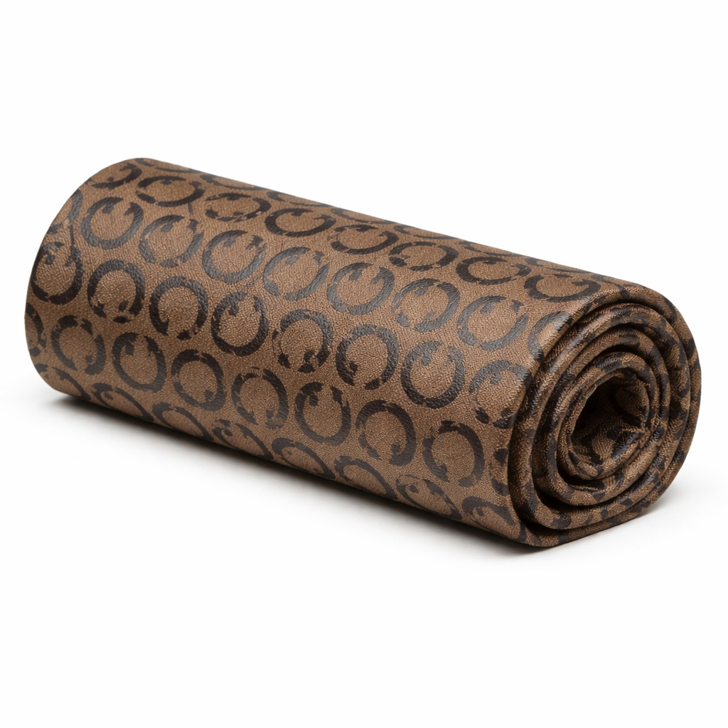 Brown Patterned Decorative Upholstery Fabric