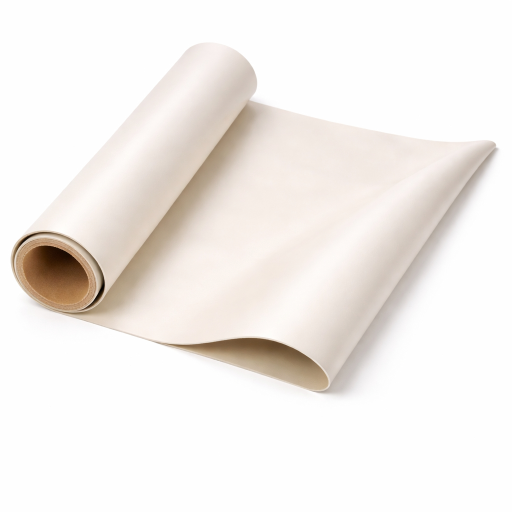 Premium Cream Leather Material