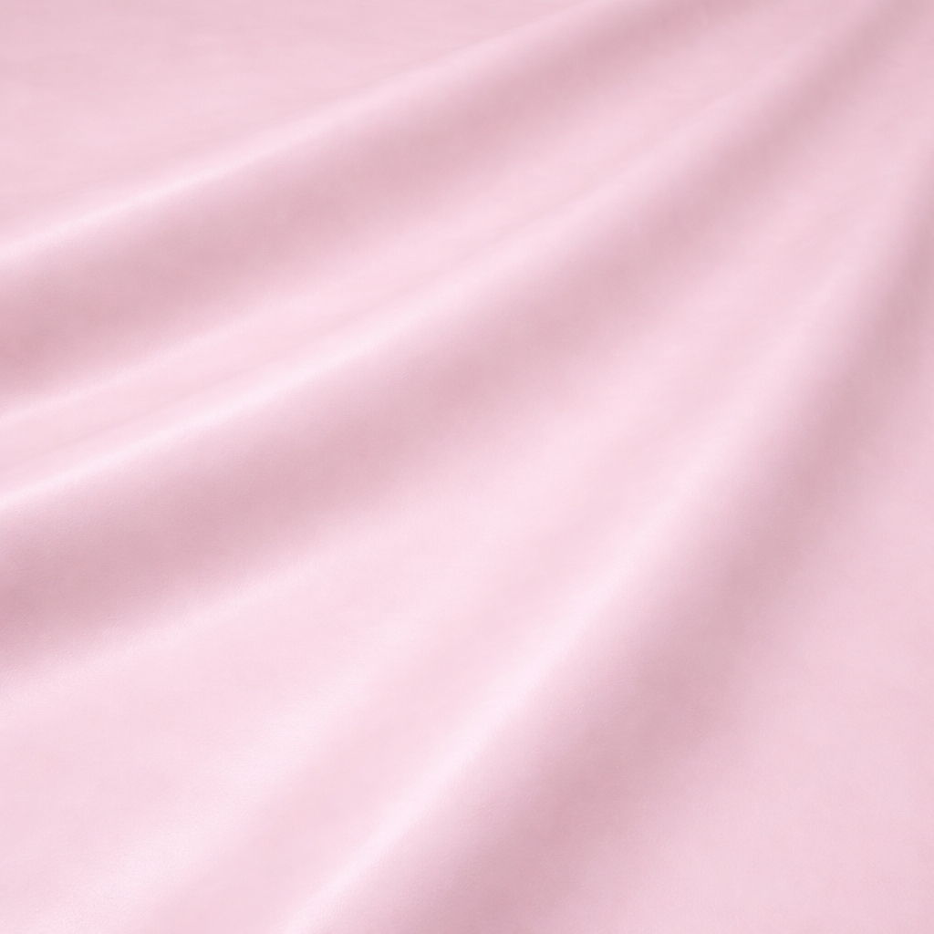 Premium Pastel Pink Smooth Leather Material