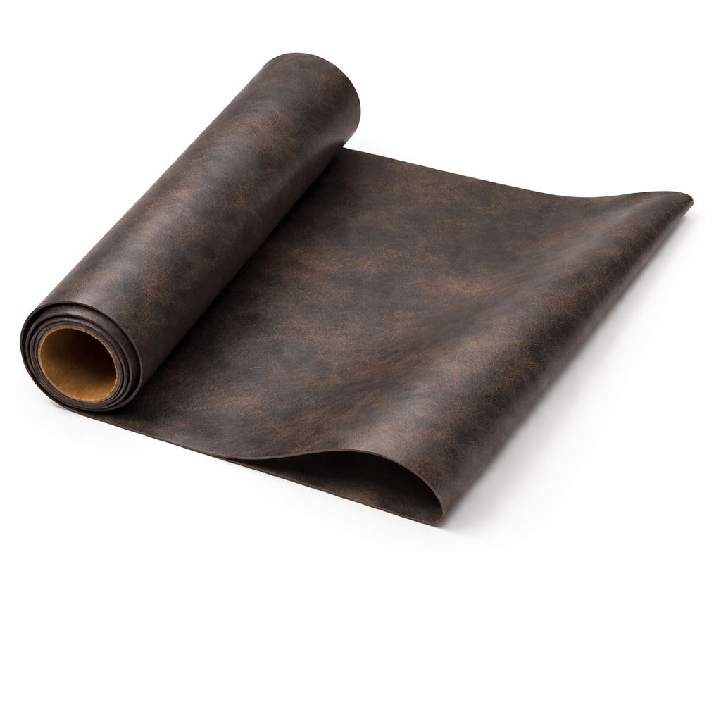 Premium Distressed Dark Brown Leather Sheet