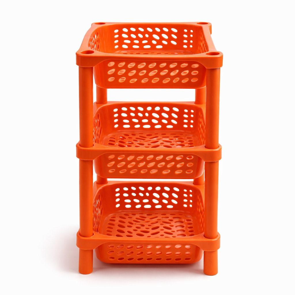 3 Tier Plastic Storage Rack
