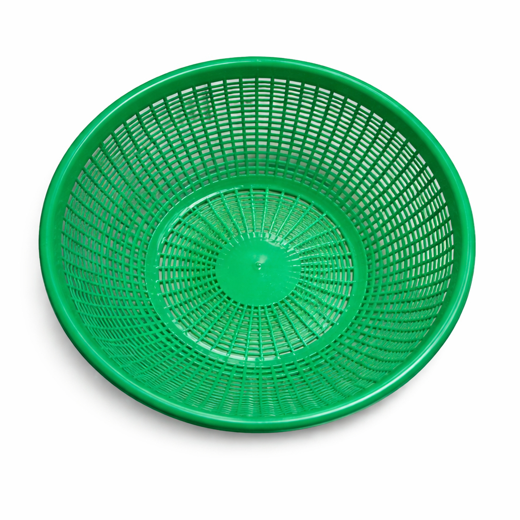 Round Plastic Colander Basket for Washing and Draining