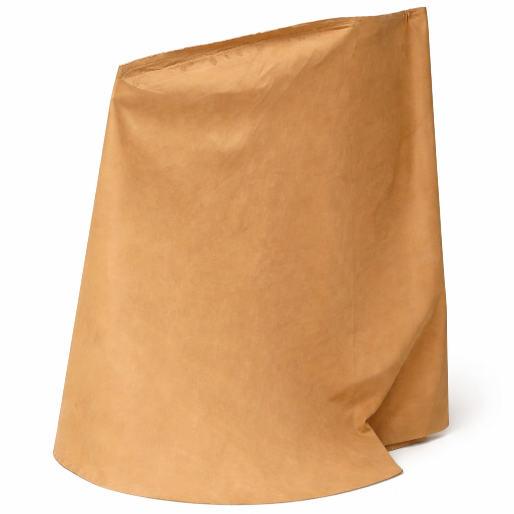 Plain Camel Brown Faux Leather Upholstery Material