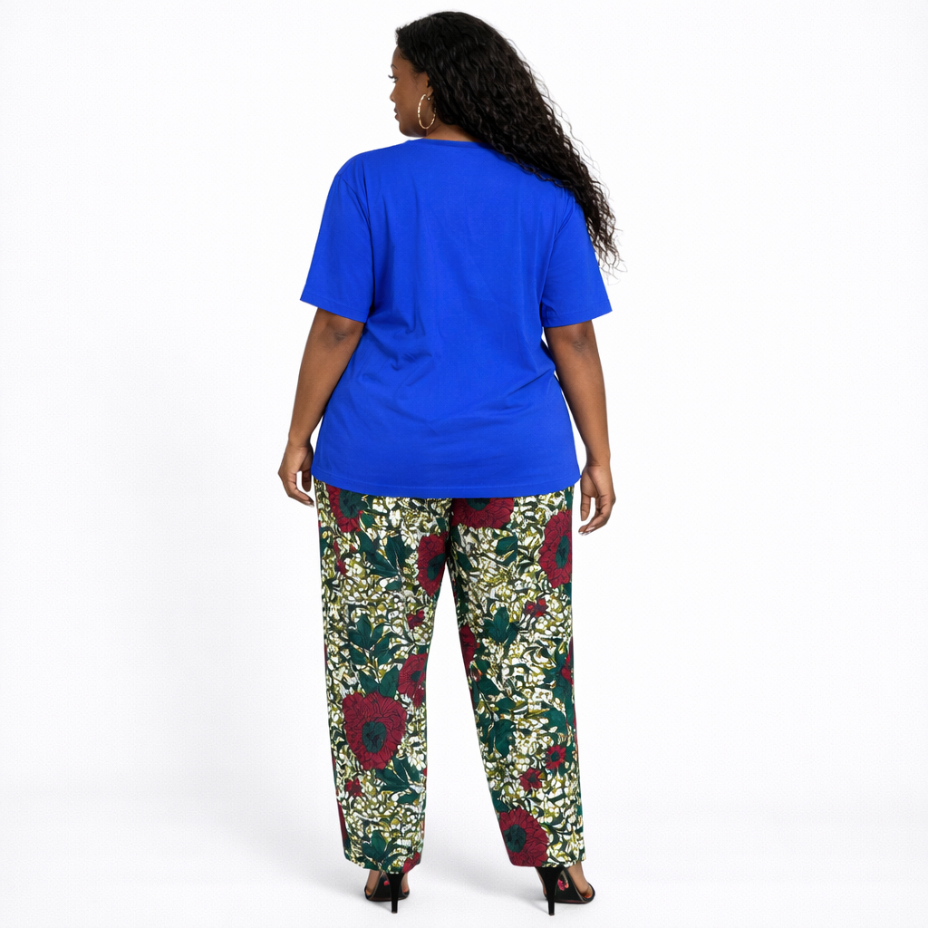 Ladies Ankara Print Two Piece Set