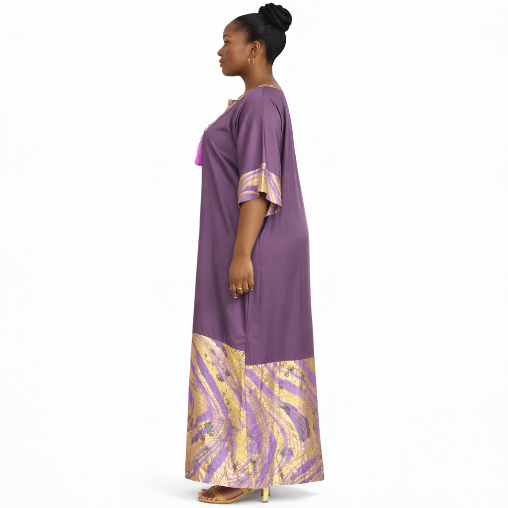 Women Elegant Long Kaftan Maxi Dress