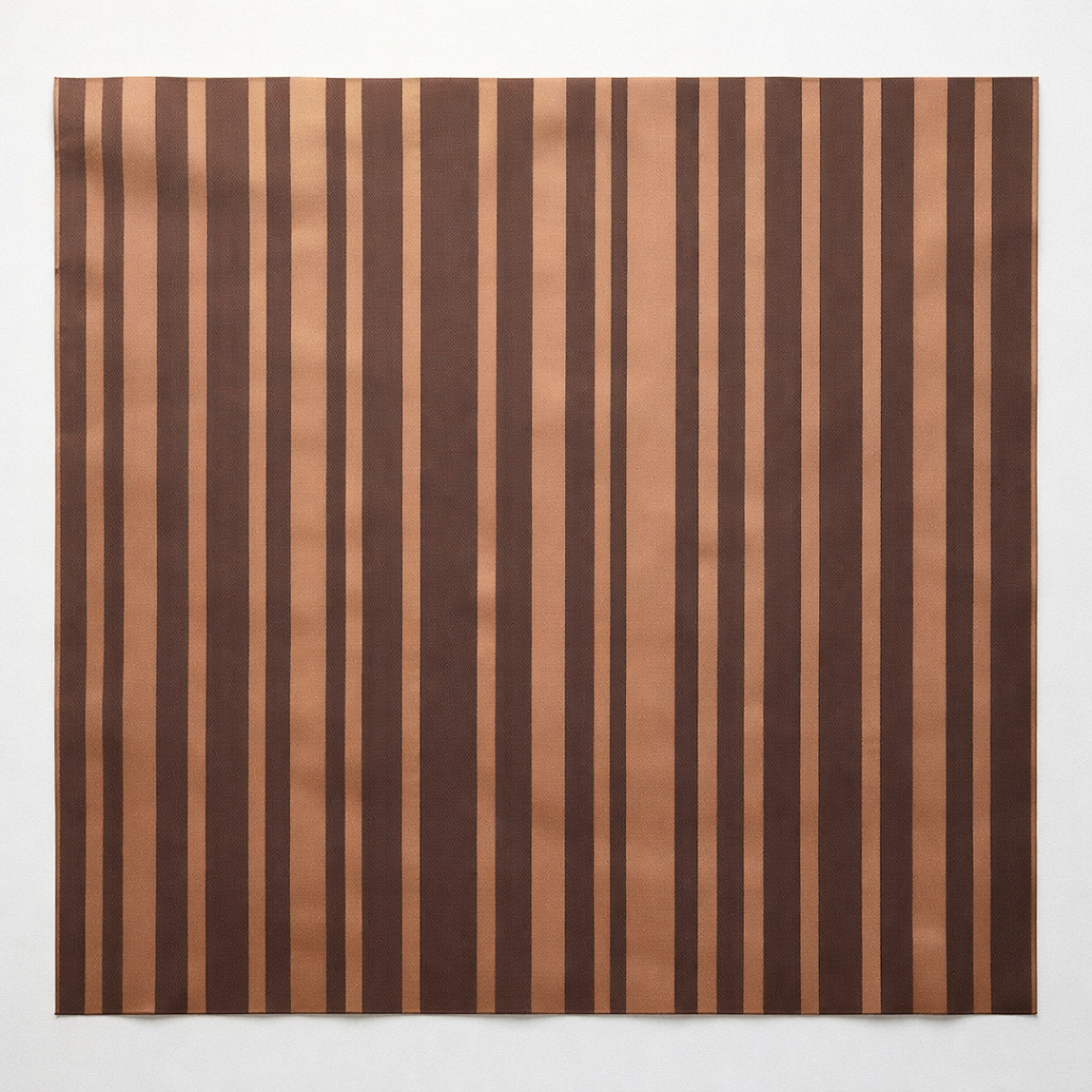 Brown Striped Senator Fabric