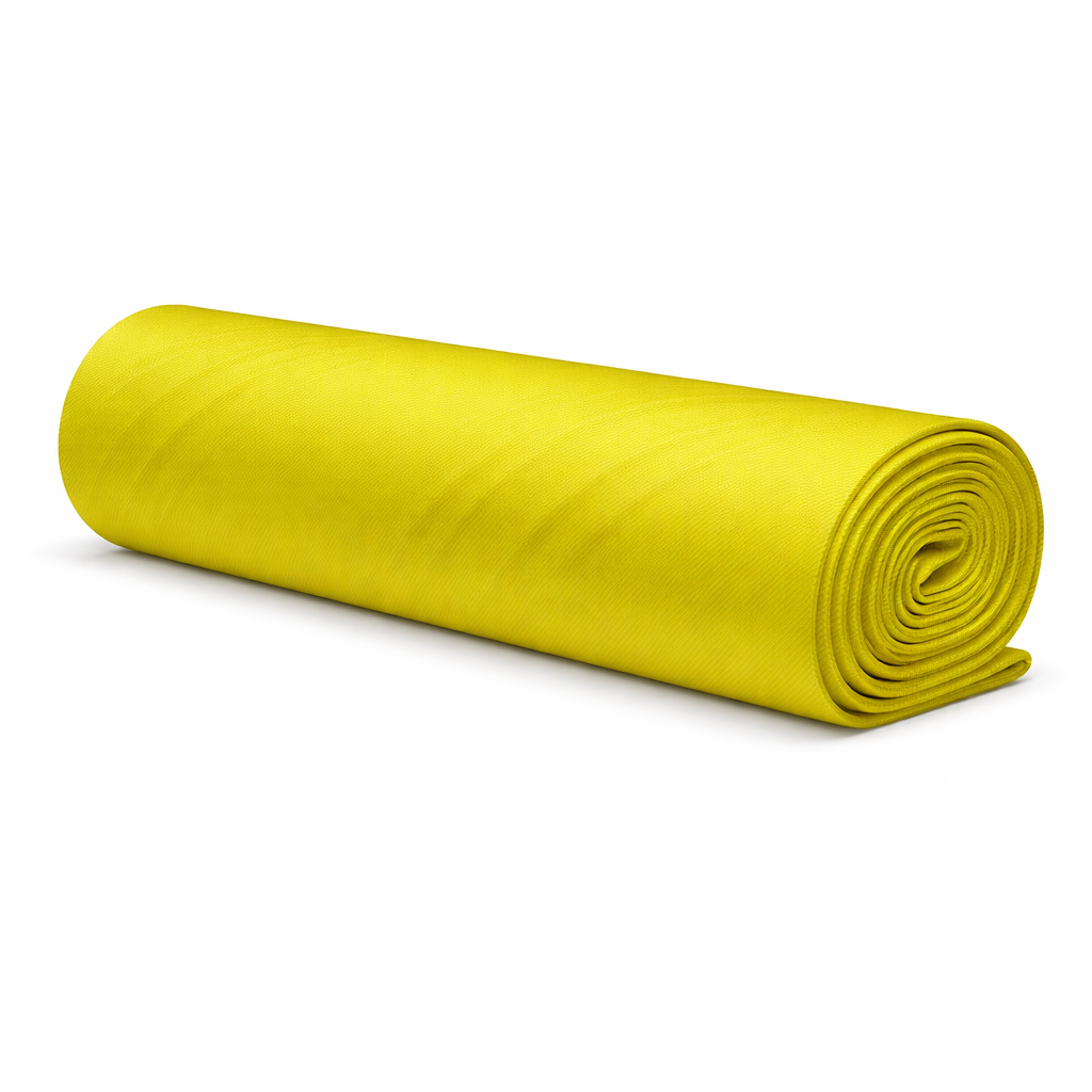 Bright Yellow Textured Upholstery Fabric