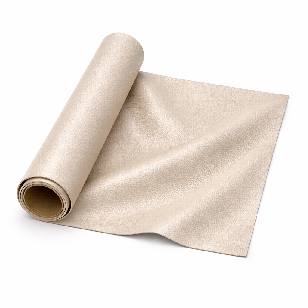 Beige Leather Material