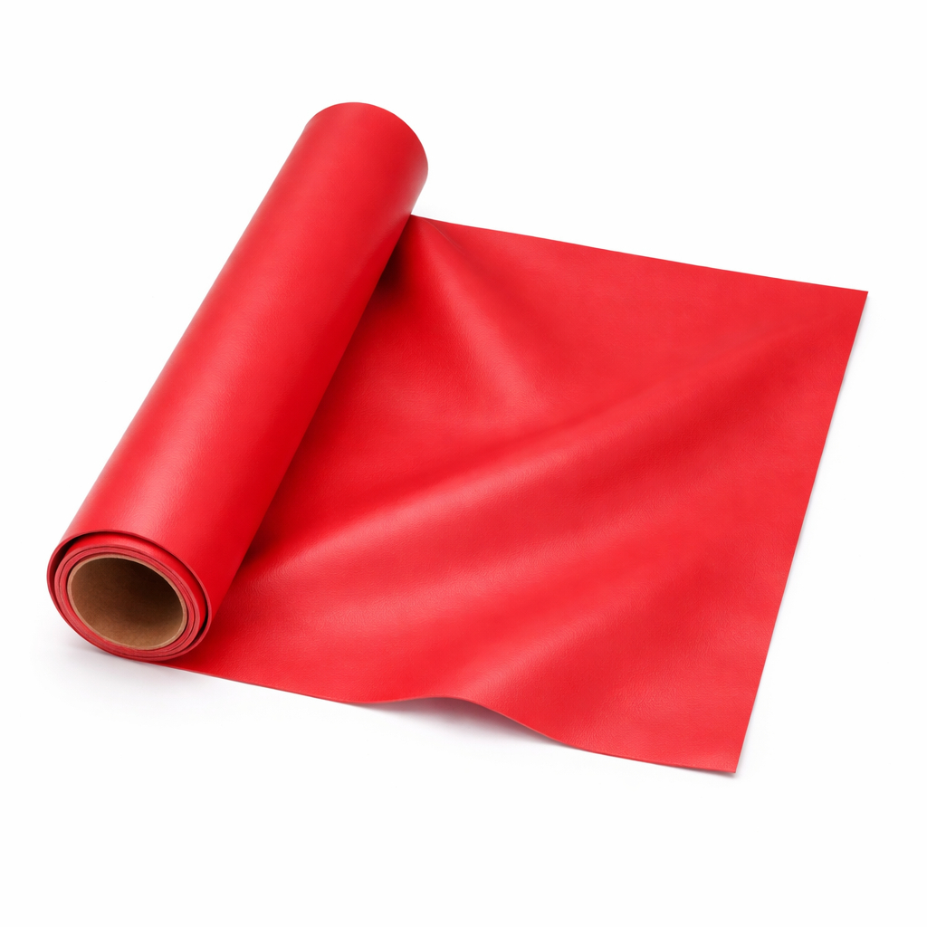 Red Leather Material