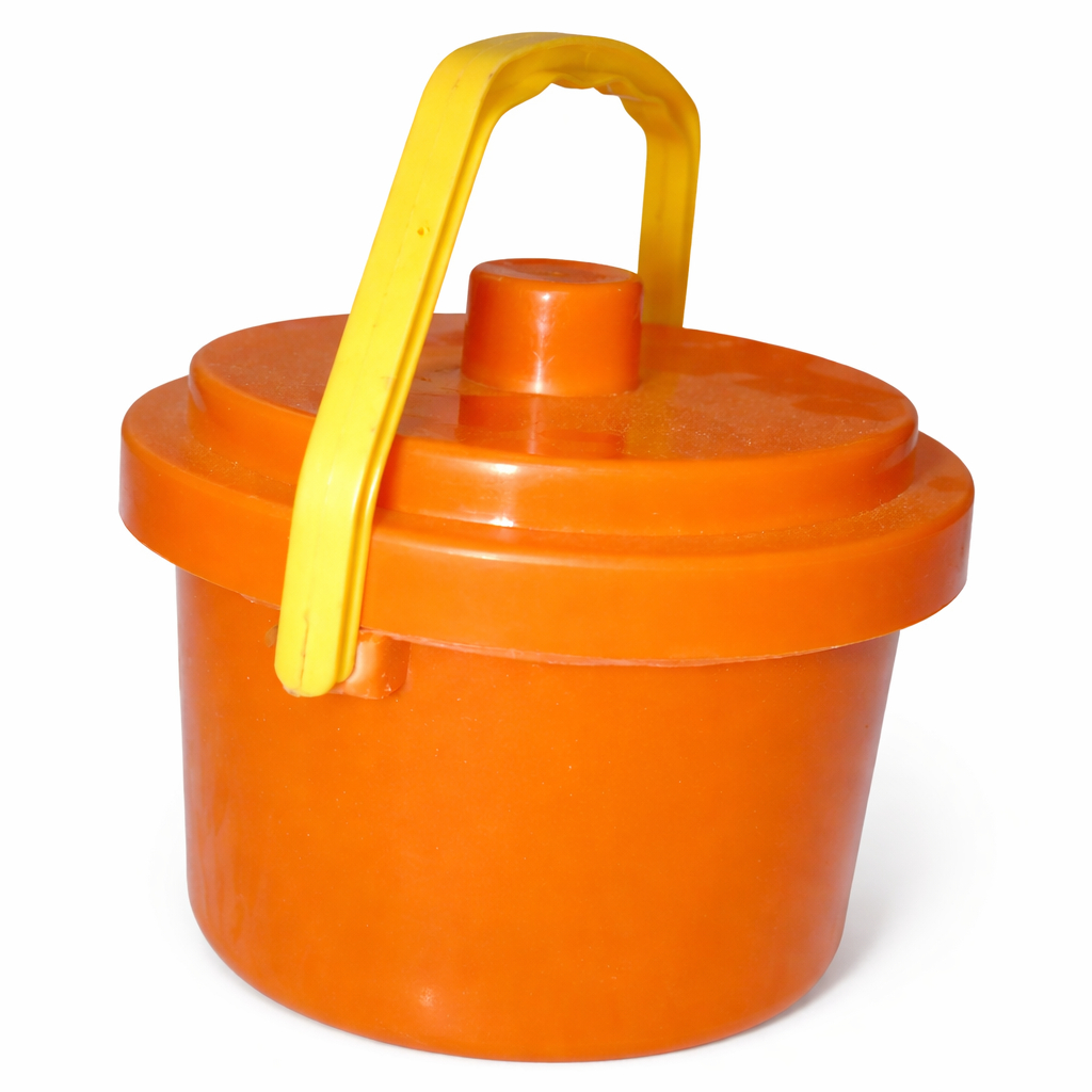 Portable Plastic Food Storage Container with Carry Handle