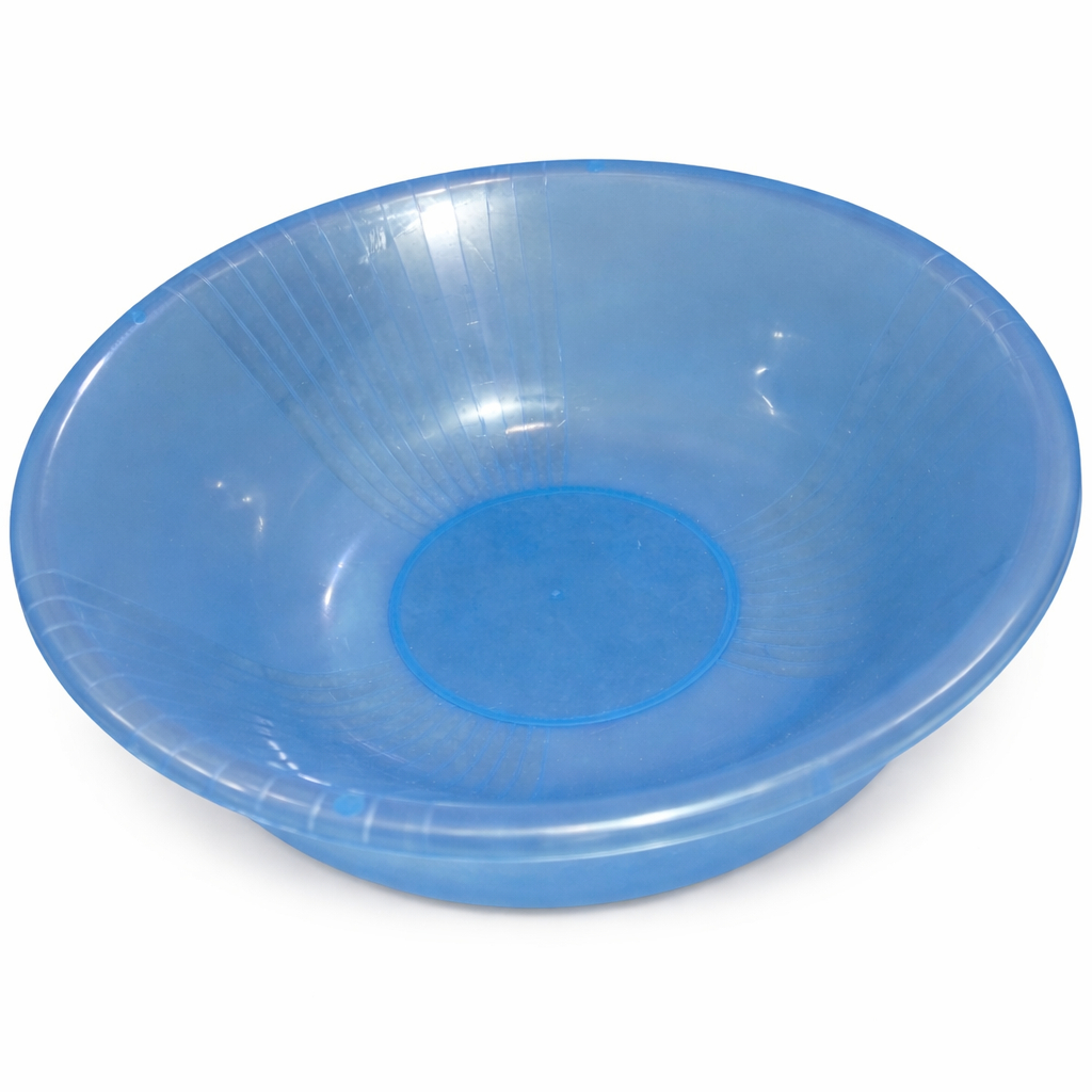 Large Blue Plastic Household Basin