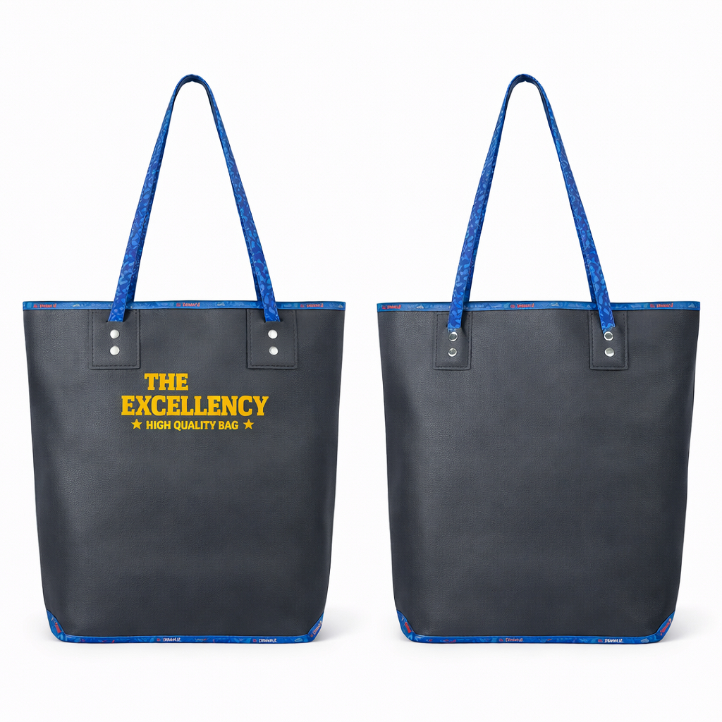 Large Casual Shopping Shoulder Bag with Zipper Closure