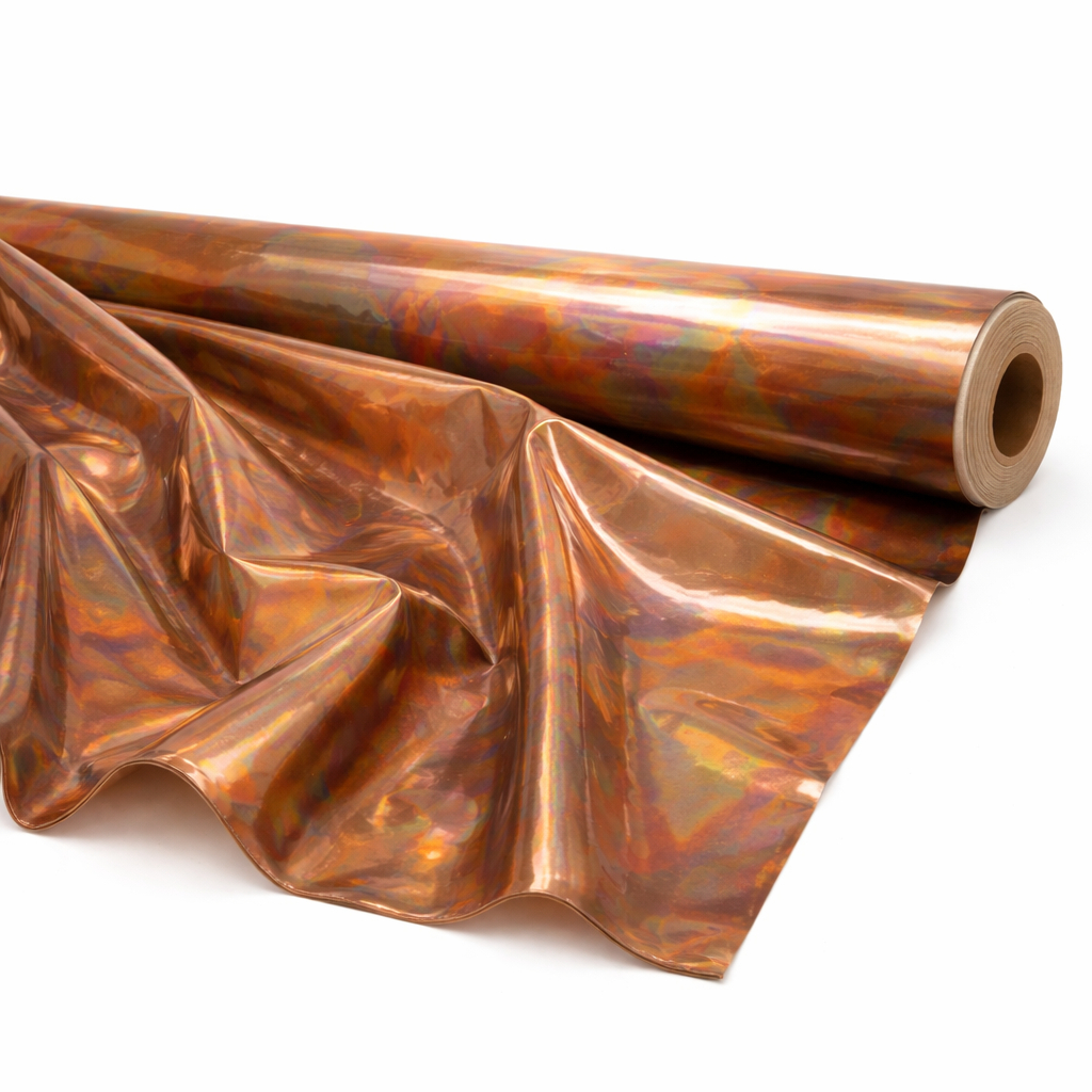 Holographic PU Leather Material