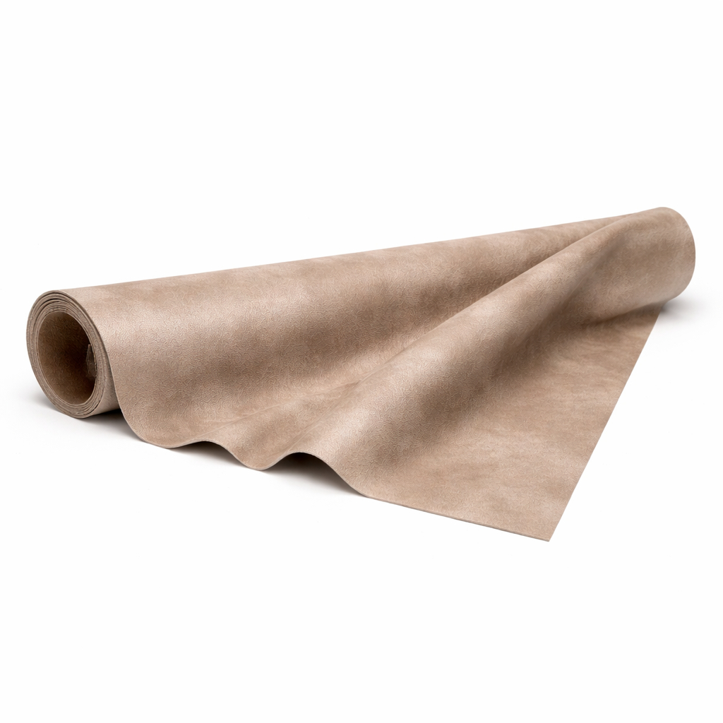 Champagne Shimmer Synthetic Leather Fabric