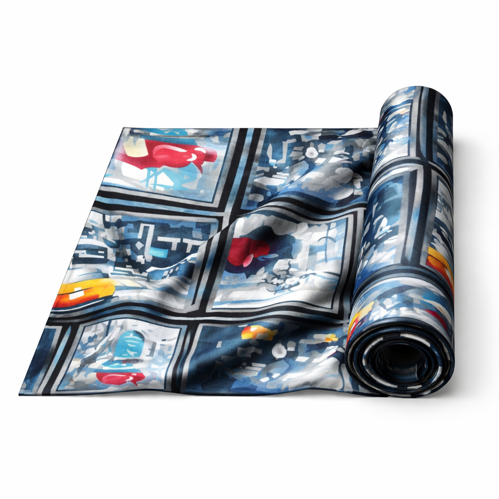 Multicolor Abstract Ankara Fabric