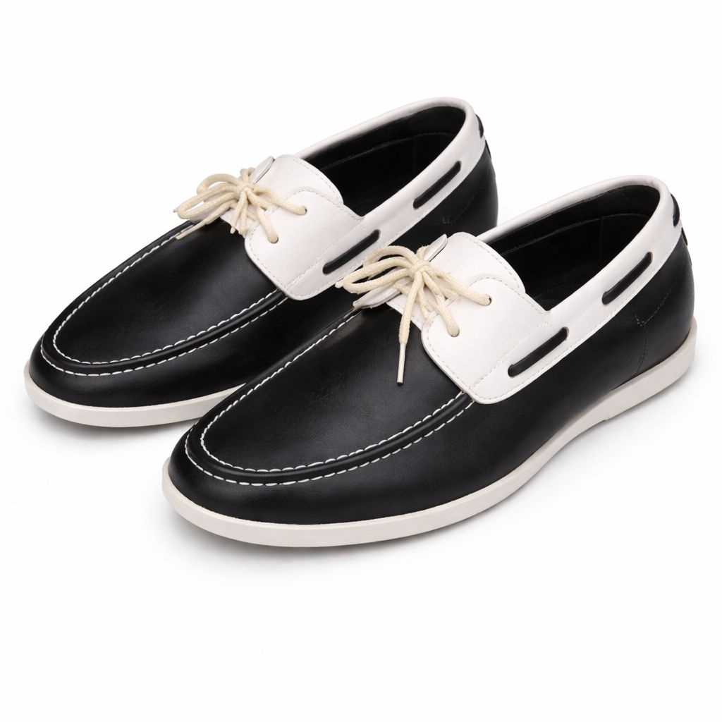 Quality Mens Two tone Lace up Casual Loafers