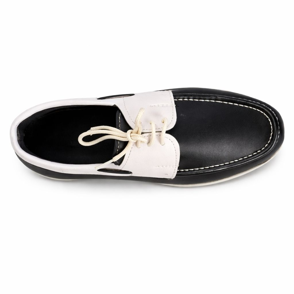 Quality Mens Two tone Lace up Casual Loafers