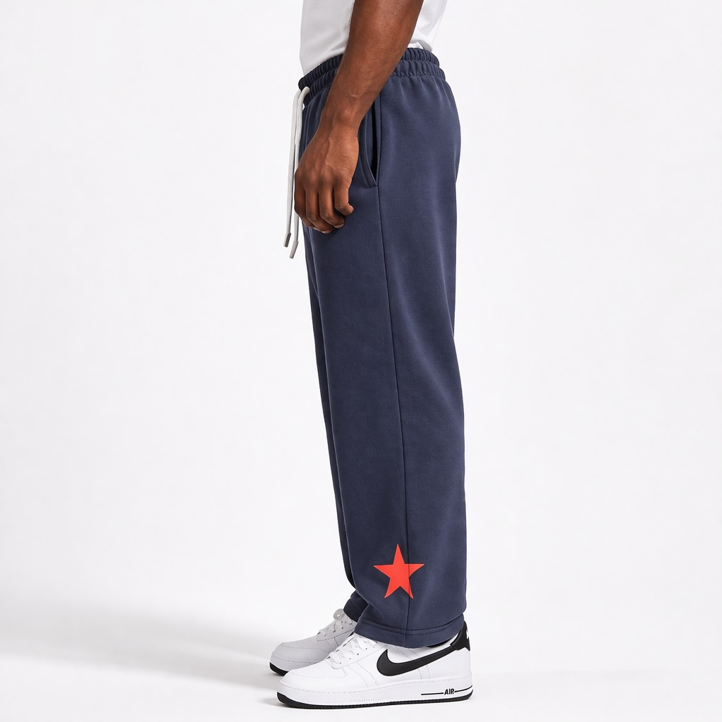 Mens Casual Grey Jogger Pants