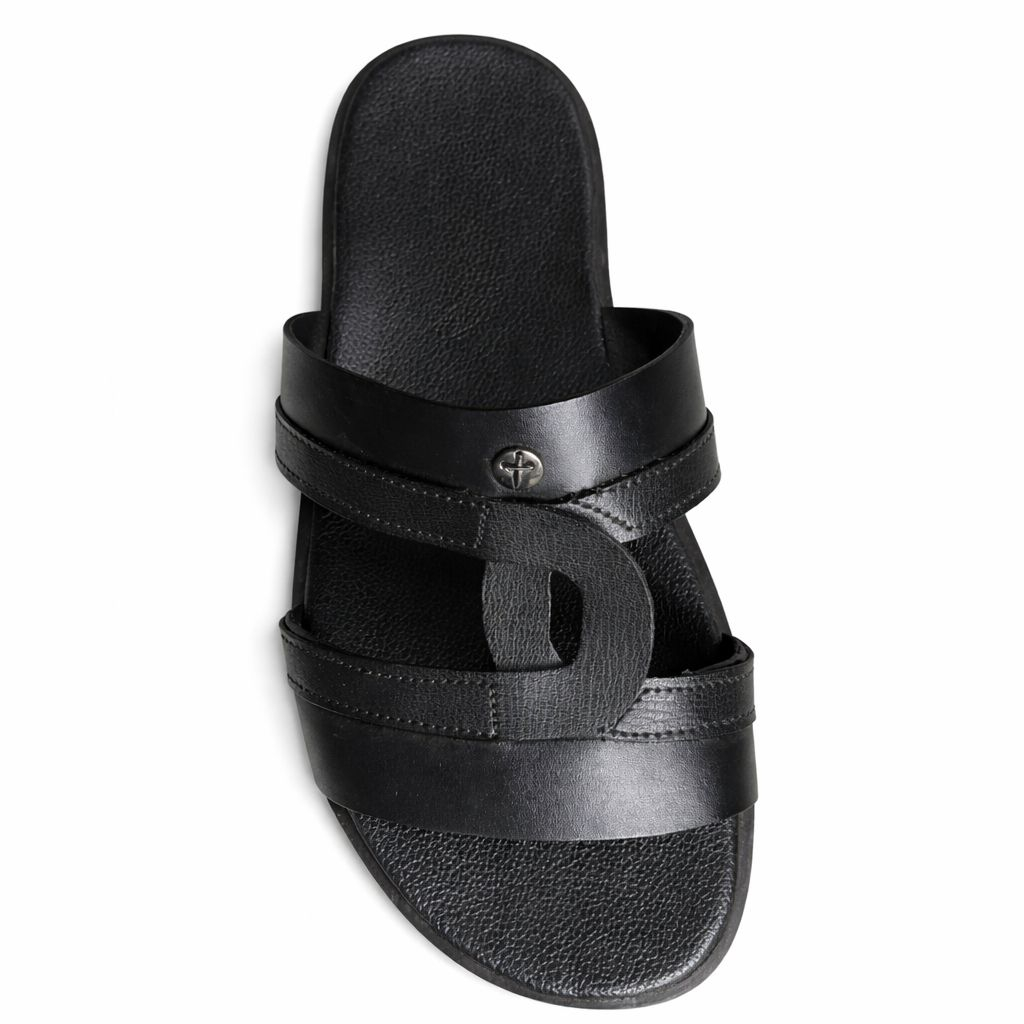 Men Double Strap SlipOn Sandal