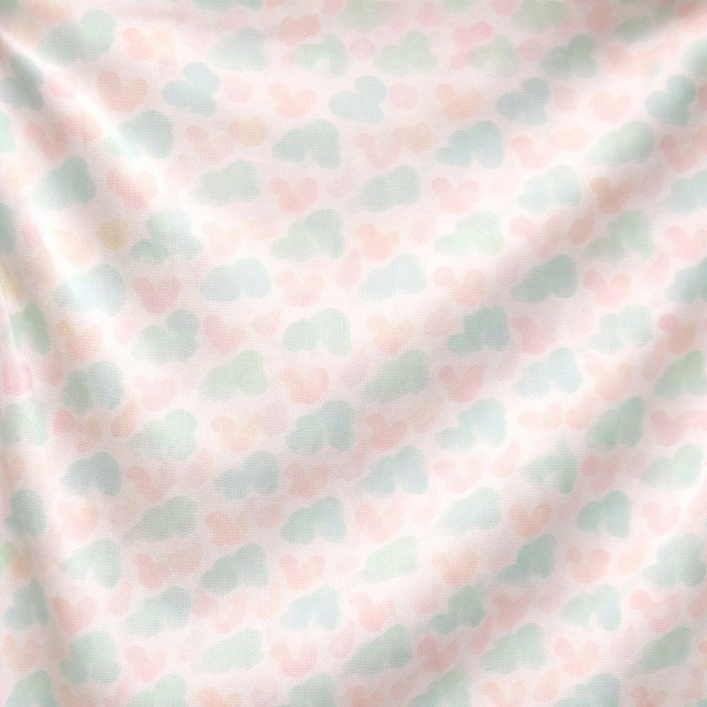 Pastel Pattern Synthetic Leather Fabric   Multicolor PU Upholstery Material