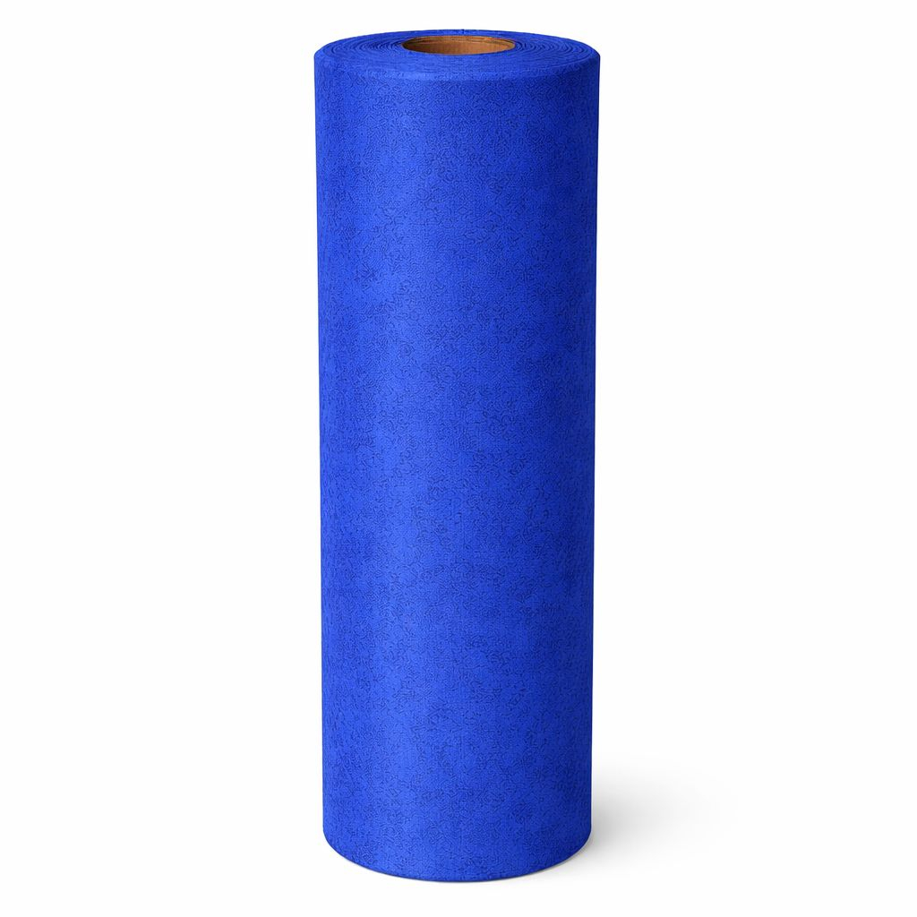Royal Blue Jacquard Senator Fabric