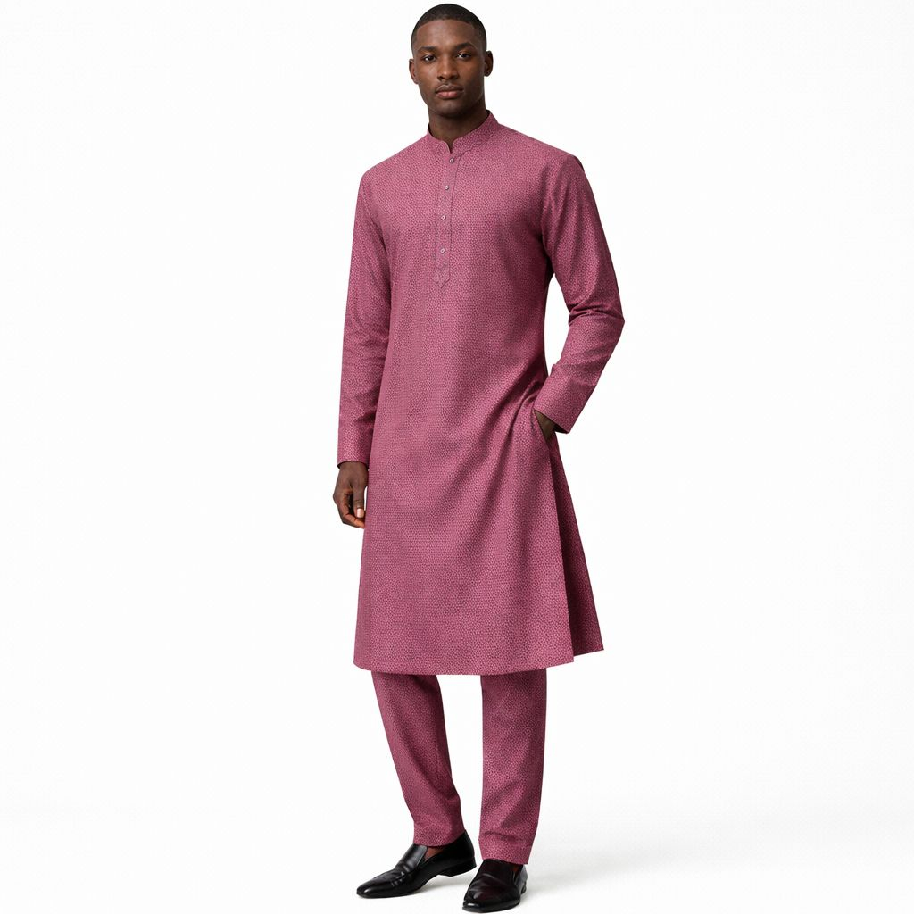 Mauve Prestige Textured Senator Fabric