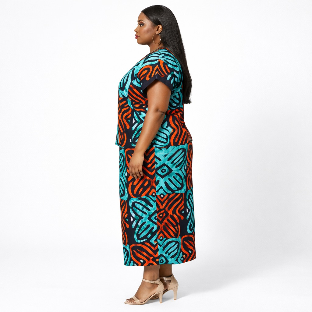 Tribal Fusion Tassel Kaftan Gown