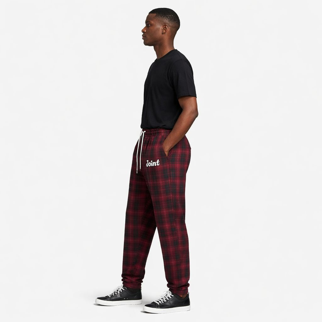 Unisex Plaid Jogger Pants