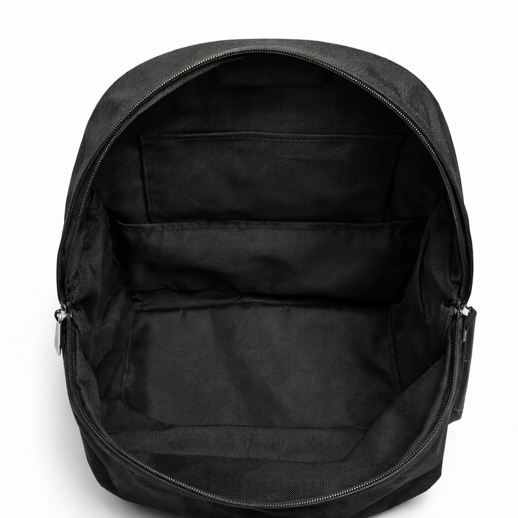 Black Classic Backpack with Front Pocket (Custom Branding Ready)