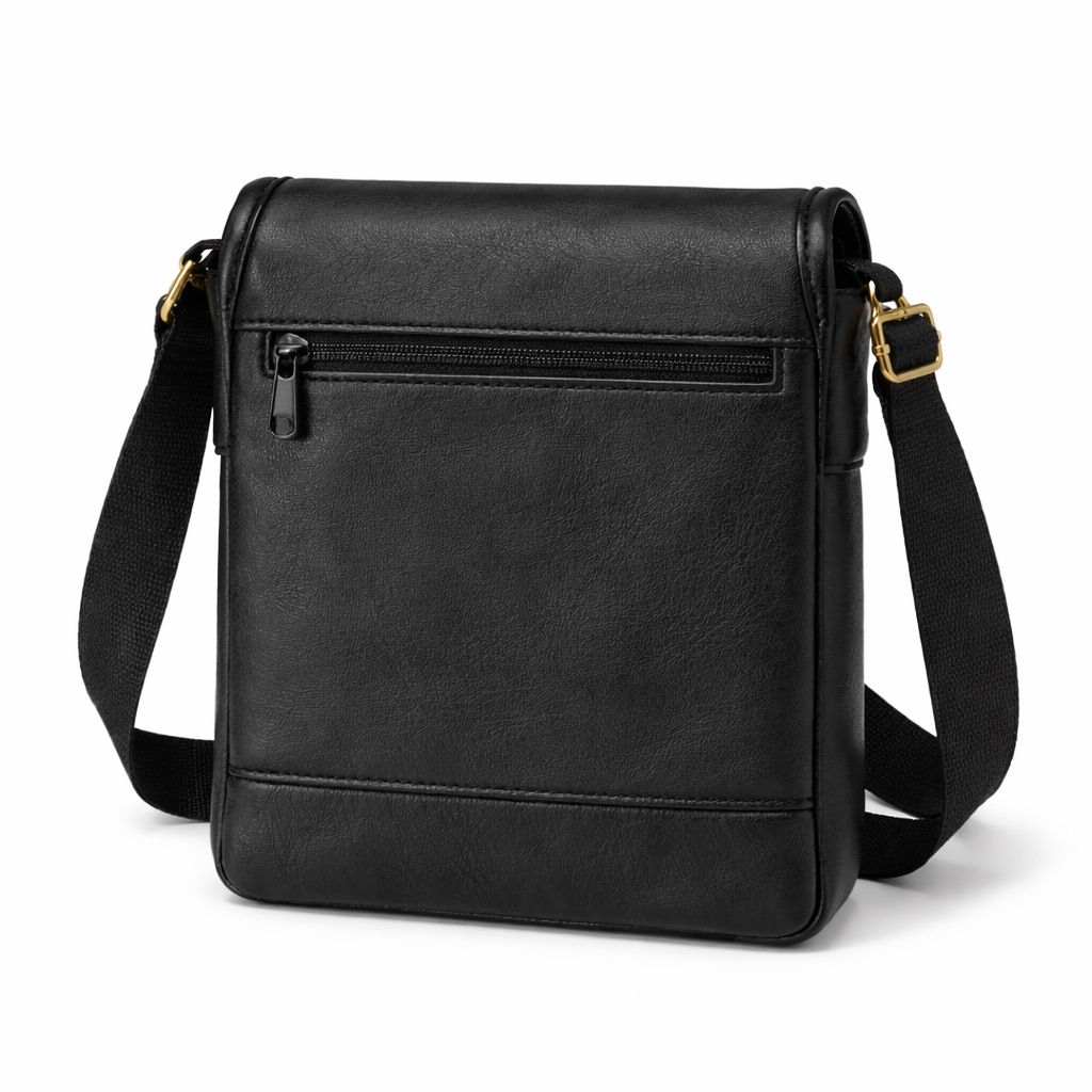 Black Urban Luxe Mini Crossbody Bag