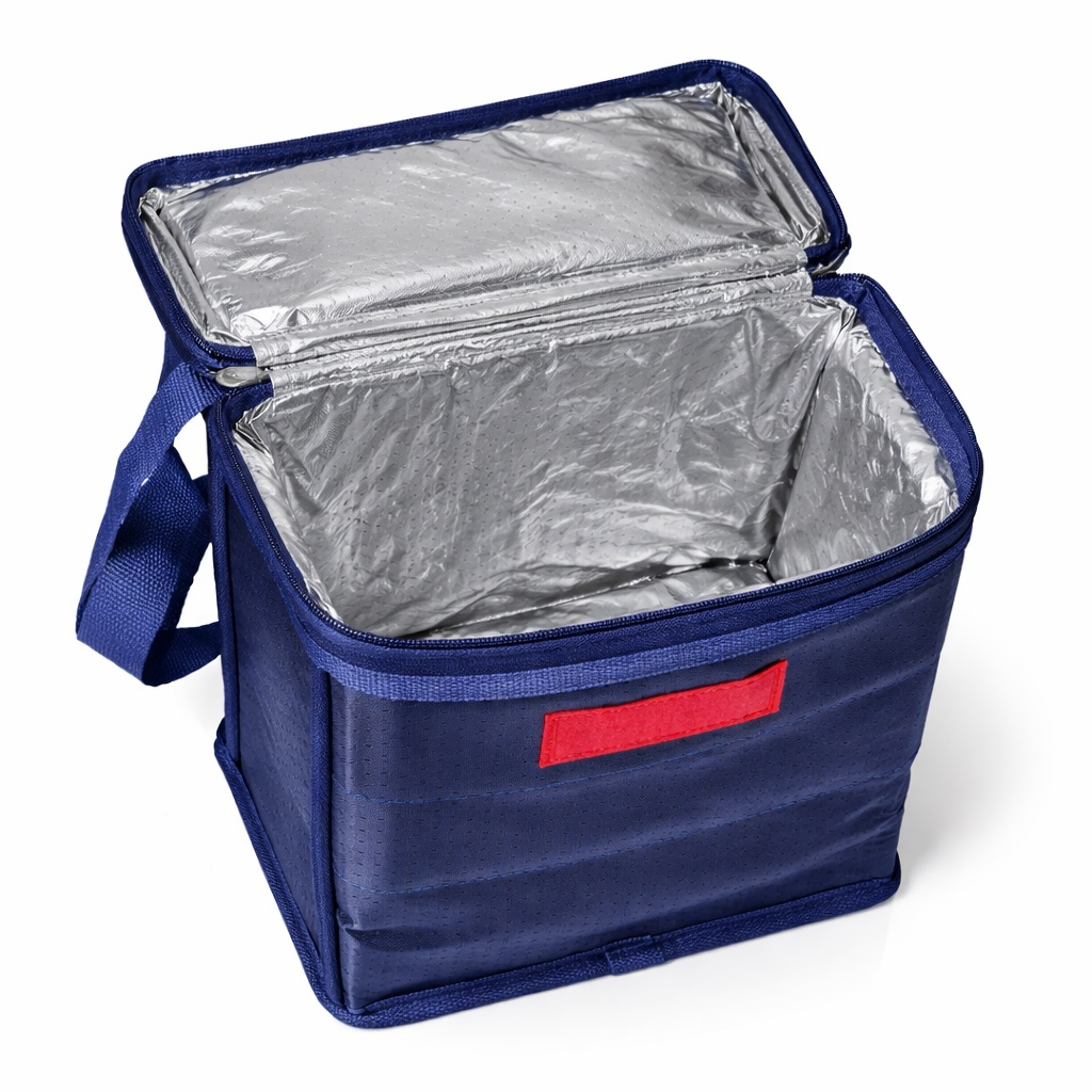 Blue Insulated Cooler Lunch Bag