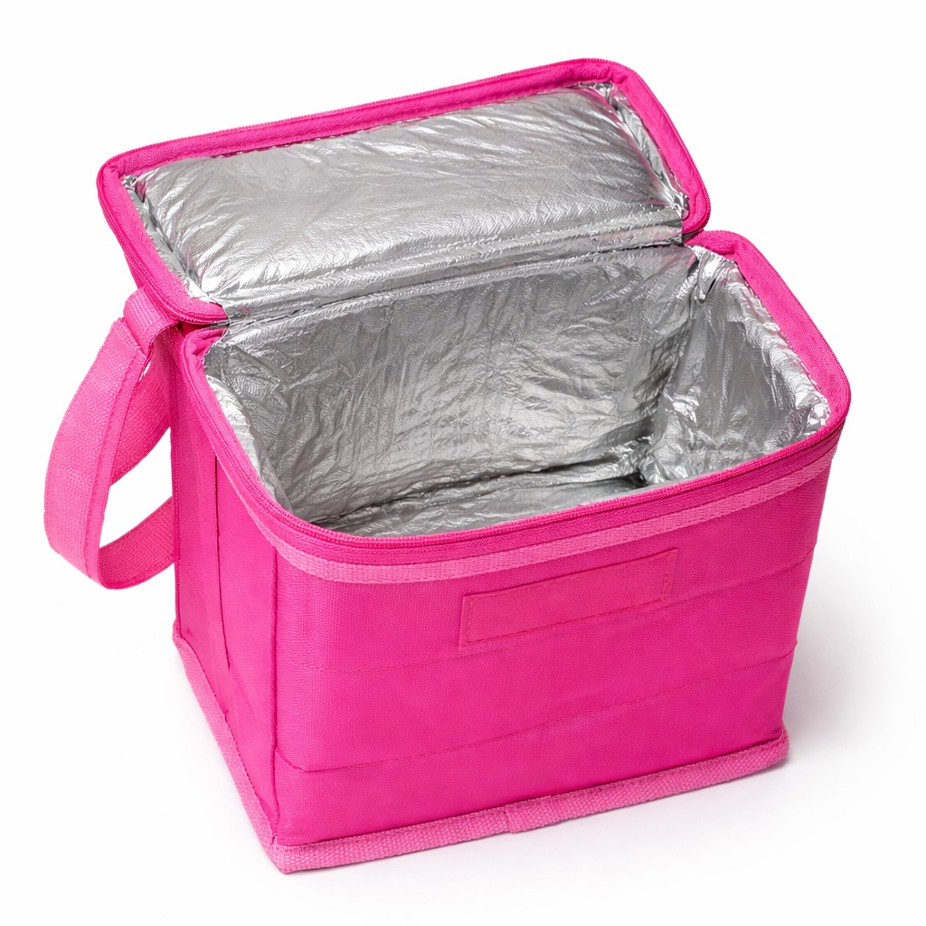 Pink Insulated Cooler Lunch Bag