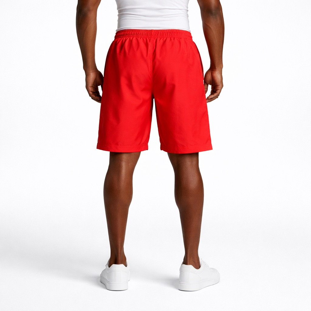 Mens Red Sports Training Shorts