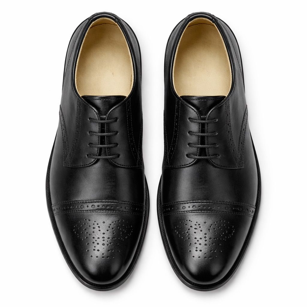 Classic Brogue Leather Oxford Shoes
