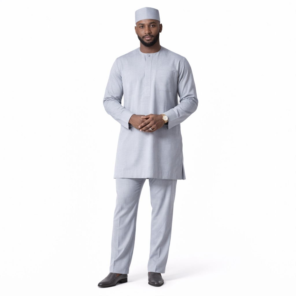 Premium Plain Grey Soft Cotton Fabric