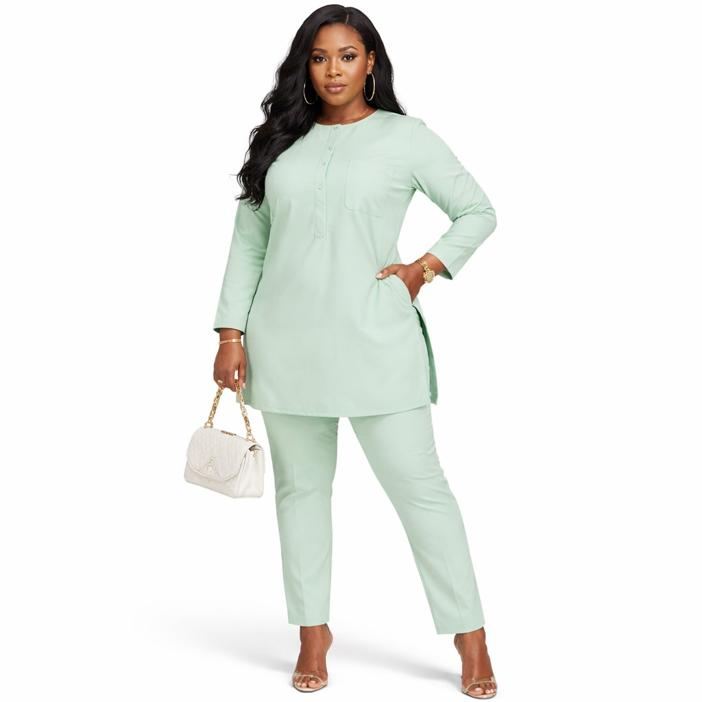 Premium Mint Green Senator Fabric
