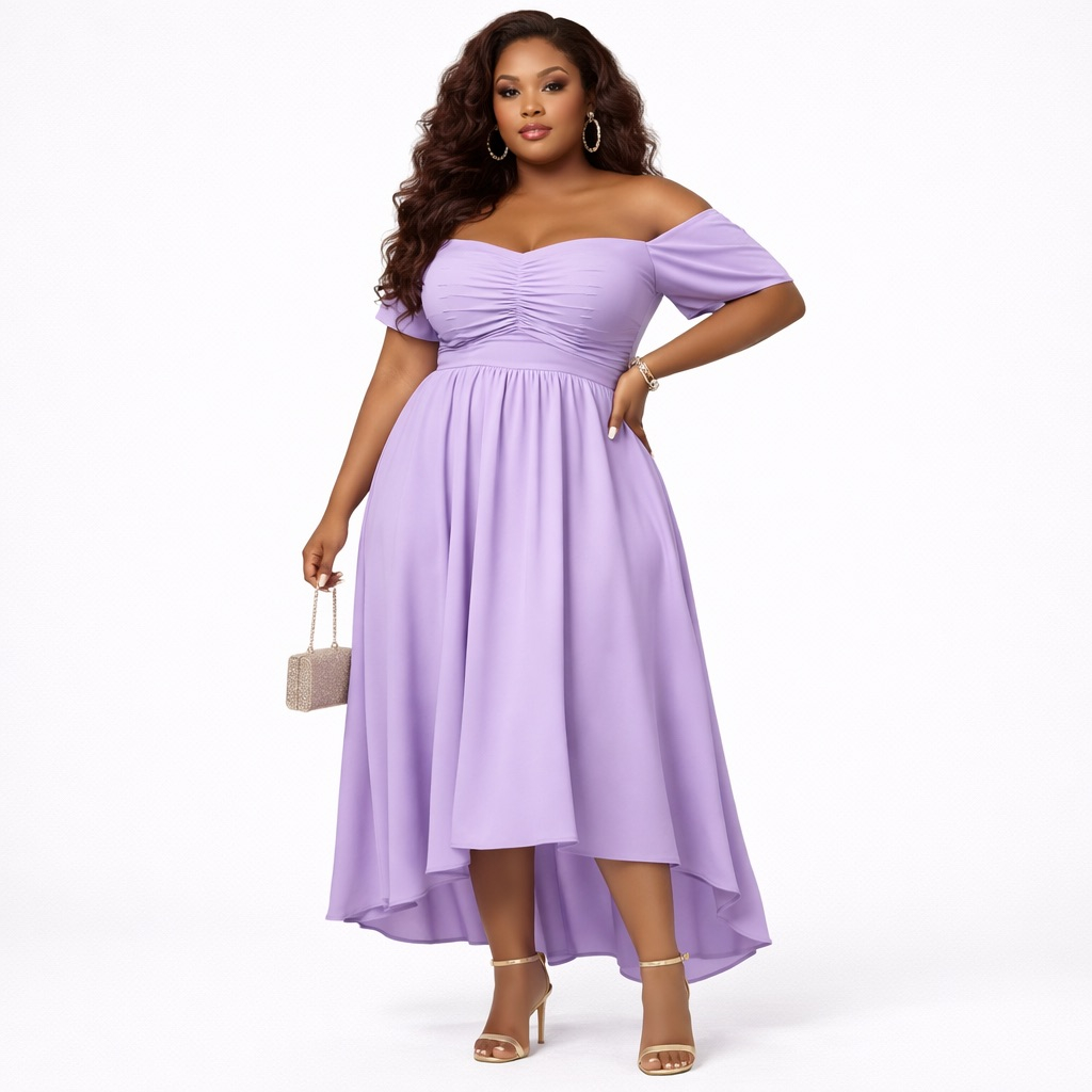 Premium Lavender Plain Fabric