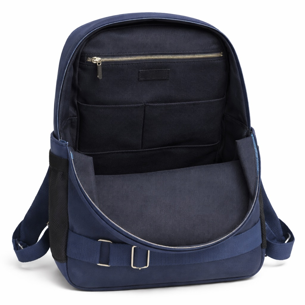 Premium Navy Blue Backpack